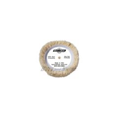 BUFF and SHINE 7504G Buffing Grip Pad, 7-1/2 in Dia, Hook and Loop Attachment, 100% Twisted Wool Pad, Natural