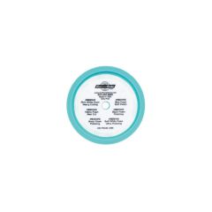 BUFF and SHINE 852WG Convoluted Face Buffing Grip Pad, 8 in Dia, 1-1/2 in THK, Hook and Loop Attachment, Light Blue