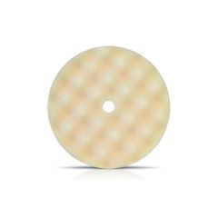 BUFF and SHINE 899WG Convoluted Face Buffing Grip Pad, 8 in Dia, 1-1/2 in THK, Hook and Loop Attachment, White
