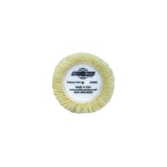 BUFF and SHINE TP-3 Buffing Kit, 3 in Dia, Hook and Loop Attachment, Wool and Foam Pad, Beige