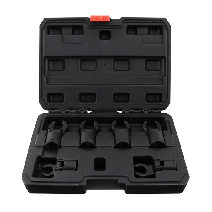 Cal Van/Horizon Tools 6 Piece Injector Line Flex Head Crowfoot Wrench Set