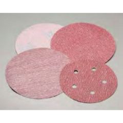 Carborundum® Carbo Premier Red™ 20272 Dri-Lube Grip-On Sanding Disc, 6 in, P1000 Grit, Aluminum Oxide