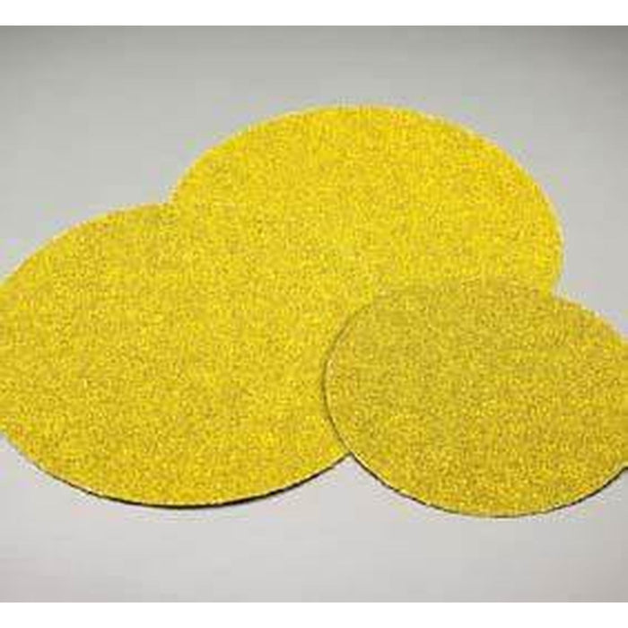 Carborundum Abrasives Carborundum 54130 Grip-On Dri-Lube Disc, 6 in Dia, 800 Grit, Gold