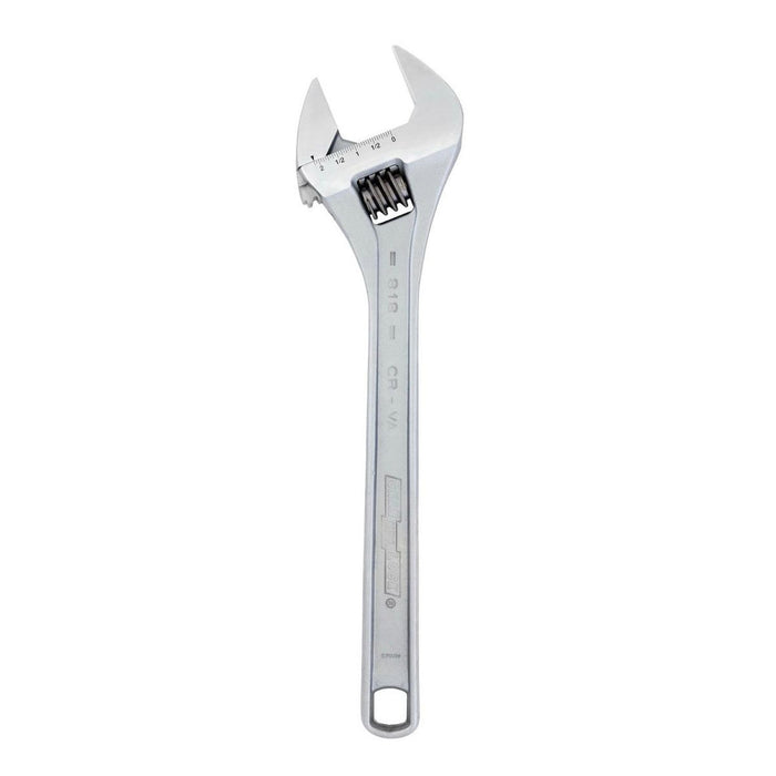 Channellock Tools Adjustable Wrench, 18 In Oal, 2.09 In Jaw, Code Blue Comfort Grip, Tapered Grip — view 2