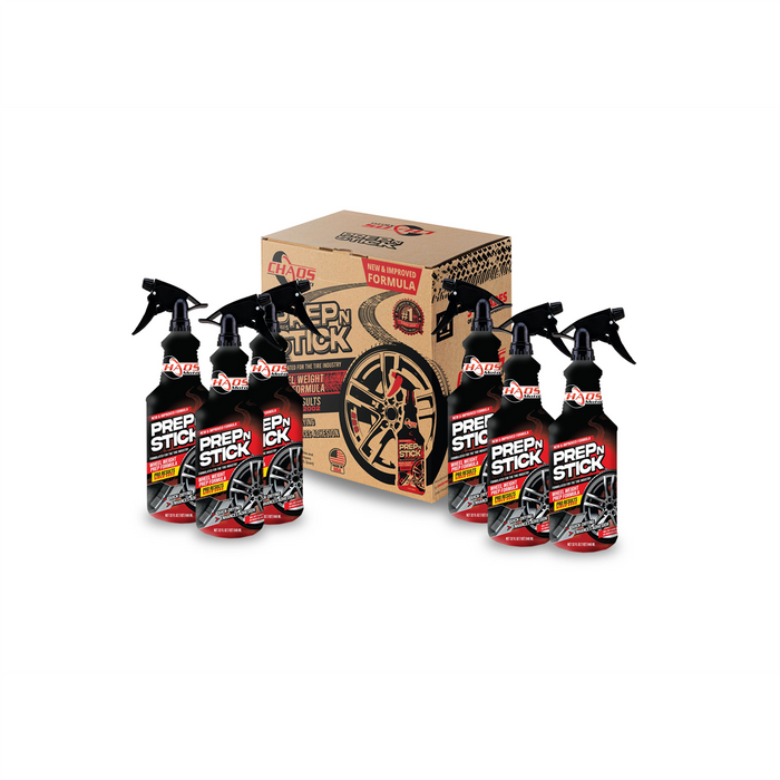 Chaos Safety Supplies Prep N Stick Aluminum Wheel Cleaner Case (6-Pack)
