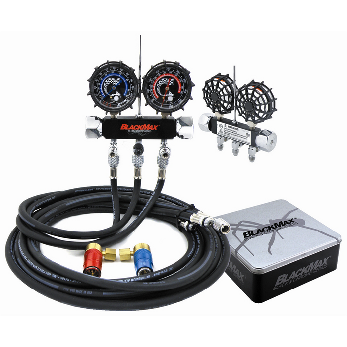 CPS Products CHROME MANIFOLD set in a Collectors TIn