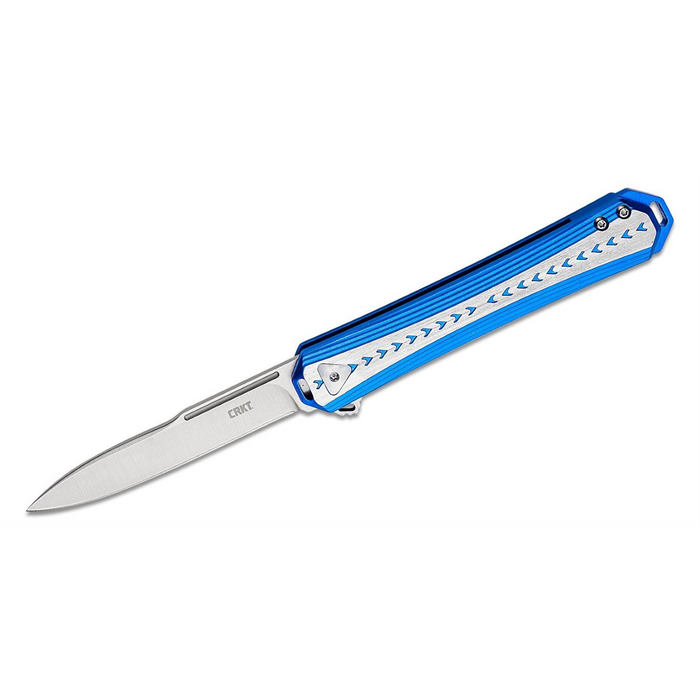 Columbia River Knives Stickler 12C27 Satin Plain Blade Assisted Folding Knife with Liner Lock Alumin