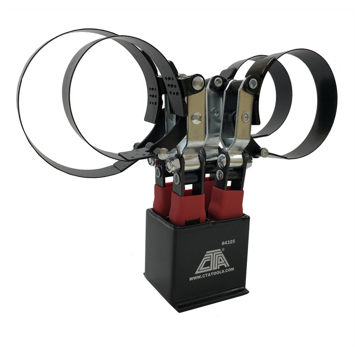 CTA Manufacturing 4 Piece Oil Filter Wrench Set with Stand