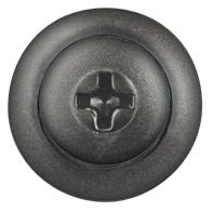 Disco Automotive Hardware Black Nylon Phillips Screw Ret