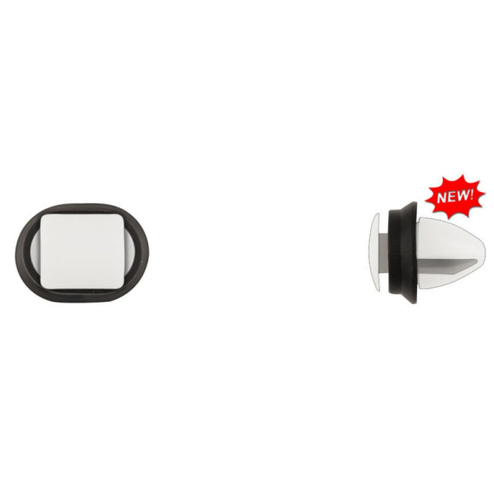 Disco Automotive (25) WHITE NYLON BODY MOULDING RETAINER