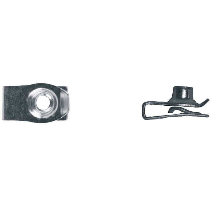 Disco Automotive Hardware Black Short Extruded "U" Nuts