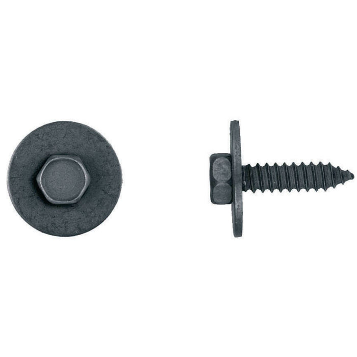 Disco Automotive Hardware Black Hex Head Sems Screws