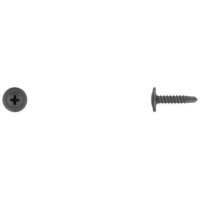Disco Automotive Black Phil Oval Tek Screws