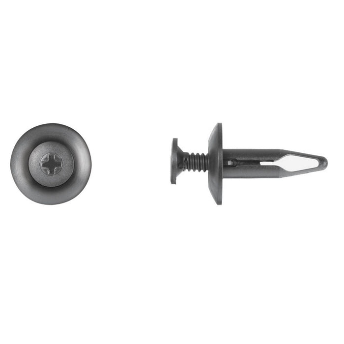 Disco Automotive Hardware Black Nylon Radiator Screw Ret