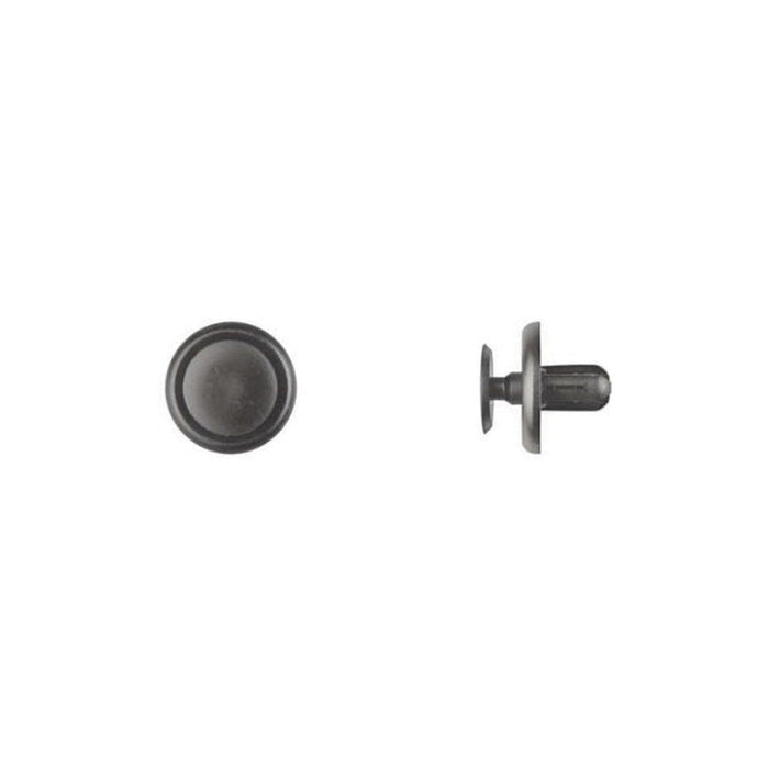 Disco Automotive Hardware 10569PK Push-Type Retainer, 10 mm L Stem x 9/32 in Hole, Nylon, Black