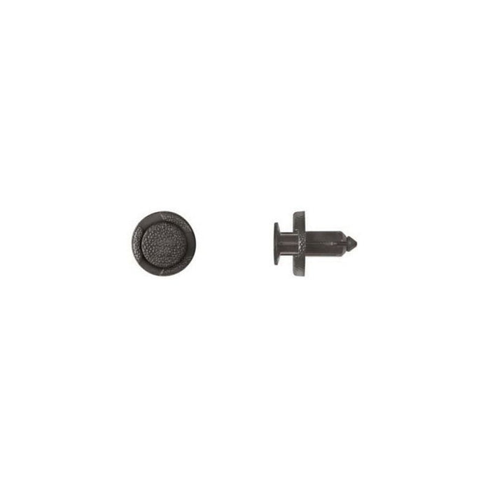 Disco Automotive Hardware 10616MT Push-Type Retainer, 13 mm L Stem x 5/16 in Hole, Nylon, Black