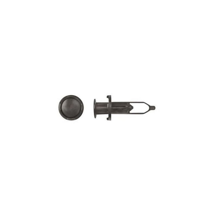 Disco Automotive Hardware 10628PK Push-Type Retainer, 31 mm L Stem x 23/64 in Hole, Nylon, Black