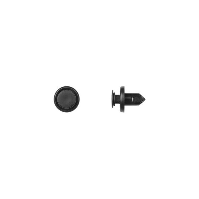 Disco Automotive Hardware 10681MT Push-Type Retainer, 13 mm L Stem x 25/64 in Hole, Nylon, Black
