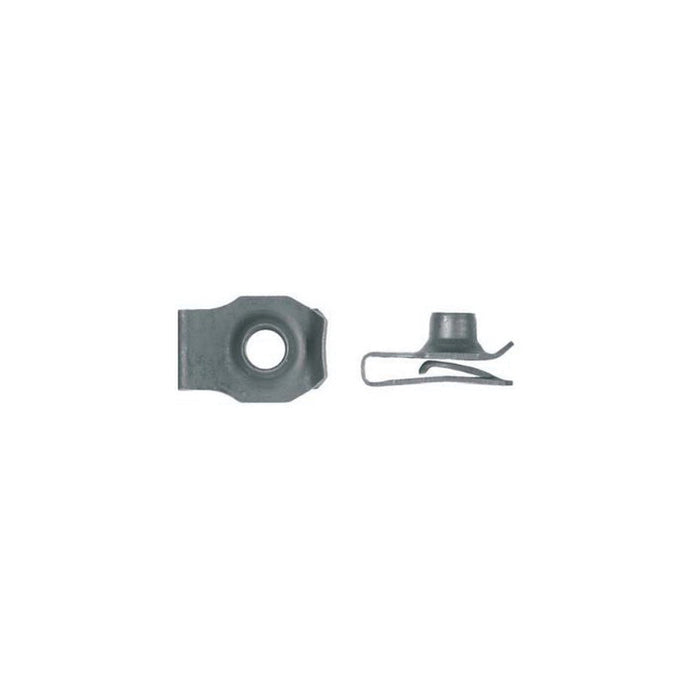 Disco Automotive Hardware 5412MT Extruded U-Nut, 3/8 in - 16 TPI Screw, Black