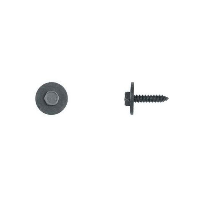 Disco Automotive Hardware 5550PK Trim Screw, M4.2 x 1.41 mm x 20 mm L x 7 mm Indented Hex Head, Blac