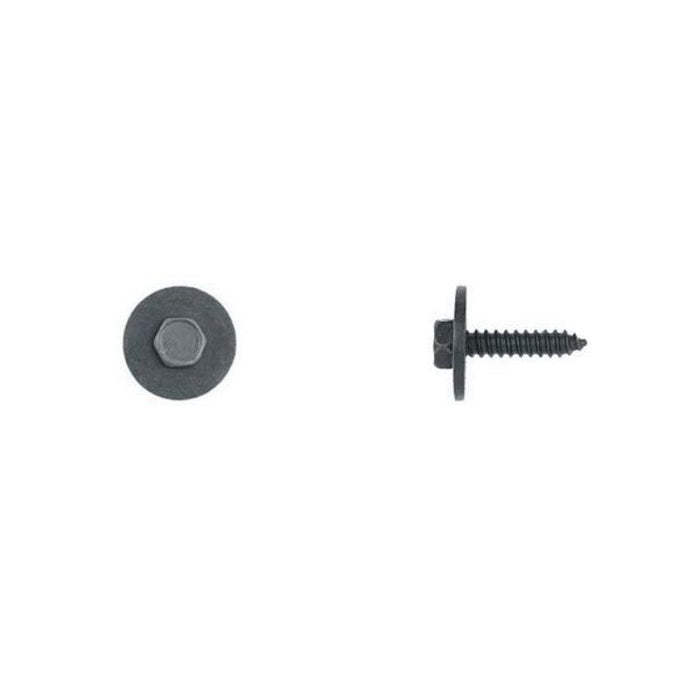 Disco Automotive Hardware 5550PK Trim Screw, M4.2 x 1.41 mm x 20 mm L x 7 mm Indented Hex Head, Blac