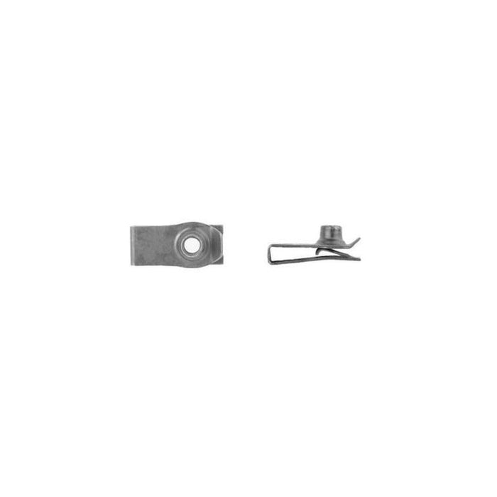 Disco Automotive Hardware 5650PK Long Extruded U-Nut, M6 x 1 mm Screw, Black