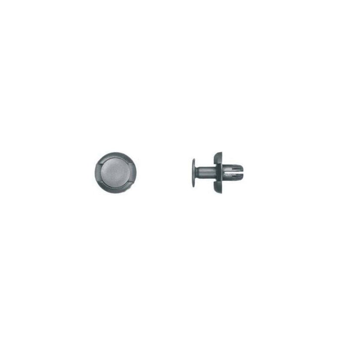 Disco Automotive Hardware 9292PK Push-Type Retainer, 10 mm L Stem x 5/16 in Hole, Nylon, Black