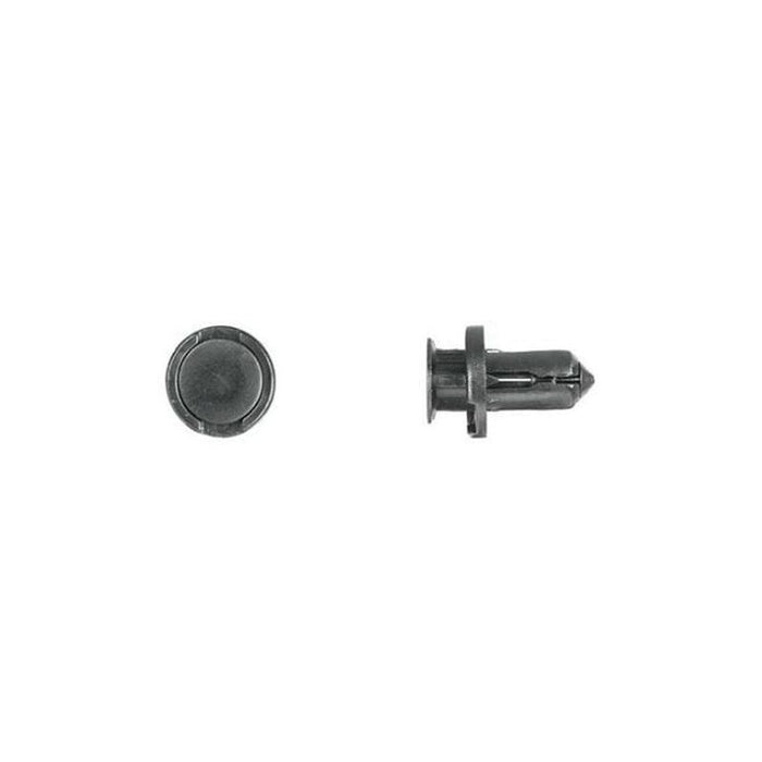 Disco Automotive Hardware 9294PK Push-Type Retainer, 15 mm L Stem x 25/64 in Hole, Nylon, Black