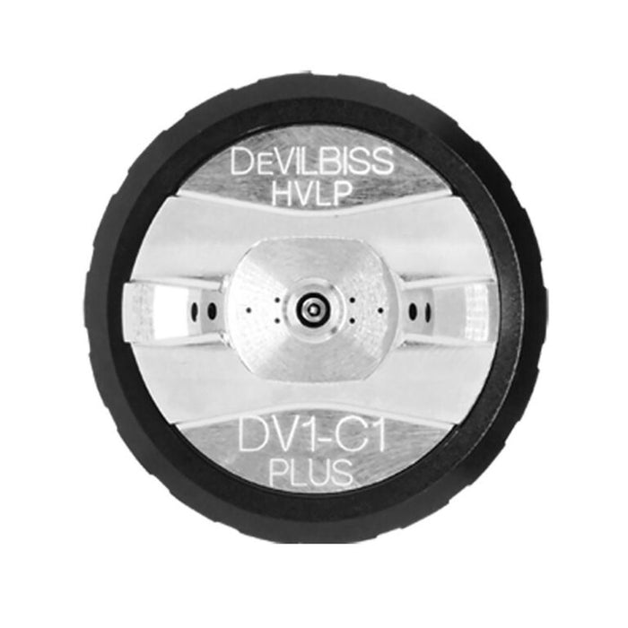 DeVilbiss 704435 Air Cap, 10 scfm, Use With: DV1 Clearcoat HVLP Gravity Spray Gun