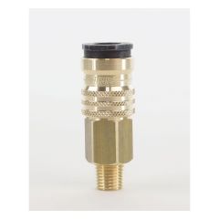 DevilBiss® 240147 Quick Disconnect Coupler, 1/4 in, MNPT, Steel, Natural