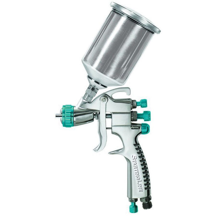 DeVilbiss StartingLine 802405 HVLP Gravity Feed Detail and Touch Up Spray Gun, 1 mm Nozzle, 250 cc C