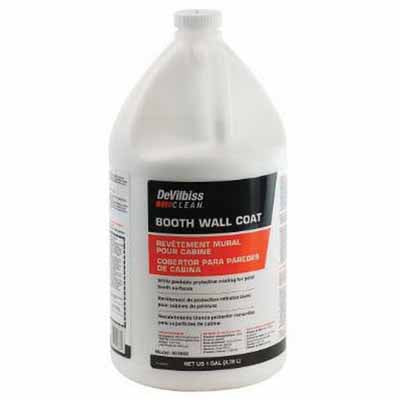 DeVilbiss DeVilbiss CLEAN 803668 Booth Wall Coat, 1 gal Can, Liquid, White