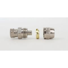 DevilBiss® P-HC-4528 Reusable Straight Hose Connector, 1/4 in FNPS