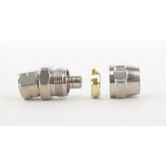 DevilBiss® P-HC-4548 Reusable Straight Hose Connector, 3/8 in FNPS