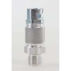DevilBiss® P-HC-4808-1 Bayonet Style Quick Disconnect Fluid Coupler, 3/8 in MNPS, 500 psi, Aluminum