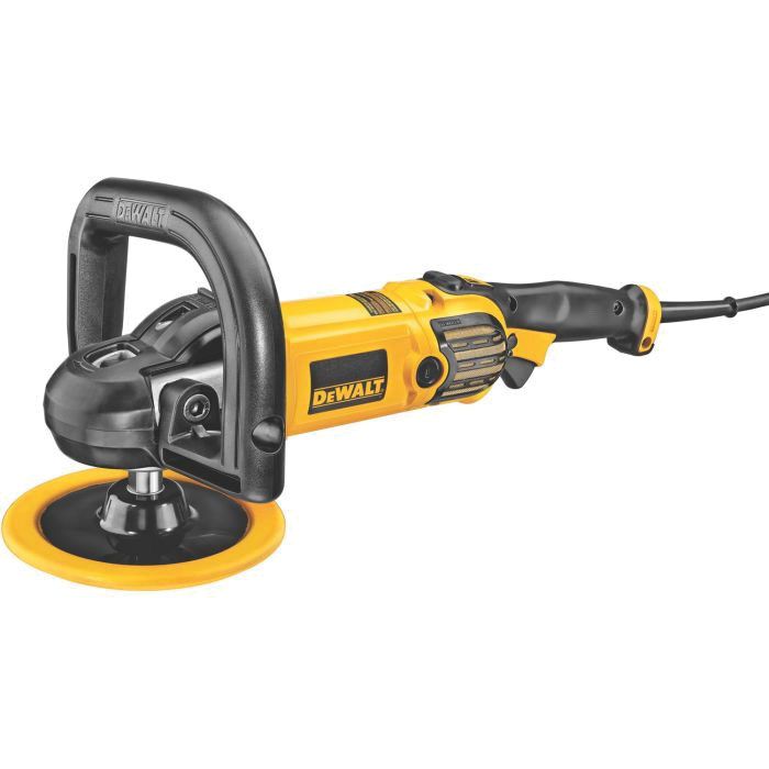 DeWALT DWP849X Variable Speed Soft Start Corded Polisher, 7 in, 9 in Dia Pad, 5/8-11 Arbor/Shank