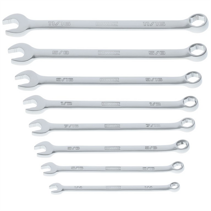 DeWALT SAE Combination Wrench Set - 8 Piece