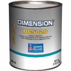 Sherwin-Williams® Dimension® PRO DC5020-4 High Solid National Rule Multi/Overall Clearcoat, 1 qt Can, Gloss
