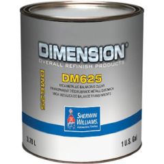 Sherwin-Williams® Dimension® DM625-1 Mixing Toner, 1 gal Can, Mica/Metallic Balancing Clear