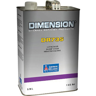 Sherwin-Williams Dimension PRO DR735-1 Hot Reducer, 1 gal Can, Liquid