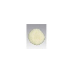 DYNABRADE® 90028 Non-Vacuum Polishing Pad, 3 in Overall Dia, Hook, White