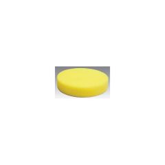 DYNABRADE® 90045 Flat Non-Vacuum Polishing Pad, 5 in Overall Dia, Hook, Yellow