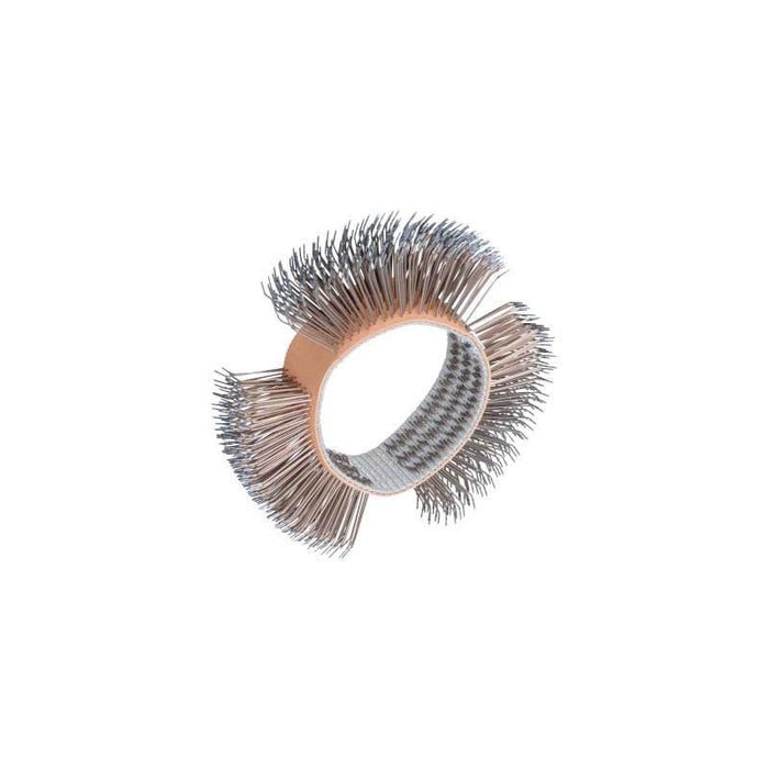Dynabrade 92247 Wire Wheel, 4 in Dia x 3/4 in W, Stainless Steel