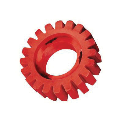 DYNABRADE® RED-TRED® 92255 Eraser Wheel Only, 4 in Dia, Red