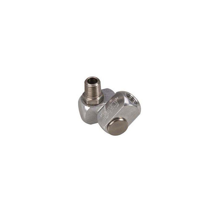 Dynabrade 95460 Swivel Connector, 1/4-18 NPT Inlet x 1/4-18 NPT Outlet, Aluminum