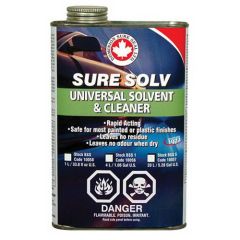 Dominion Sure Seal 10058 Universal Solvent And Cleaner, 1 Qt Can, Liquid