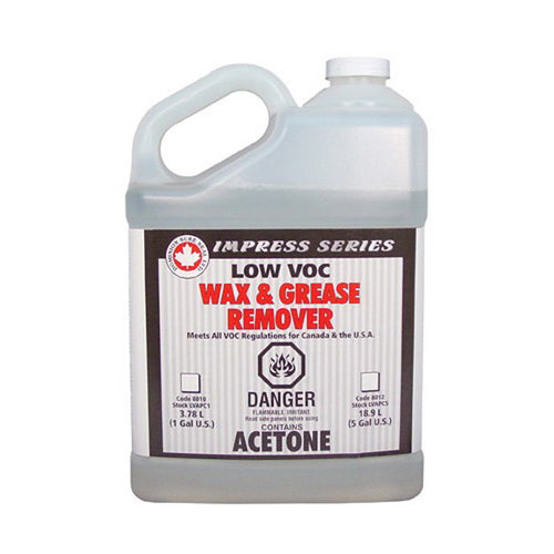 Dominion Sure Seal SURE SEAL 8010 Low VOC Wax and Grease Remover, 1 gal Can, Liquid — Clear