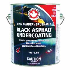 DOMINION SURE SEAL BUC4 Undercoating, 4 kg Can, Black