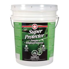 DOMINION SURE SEAL BUR5 Quick Dry Undercoating, 5 gal Pail, Black