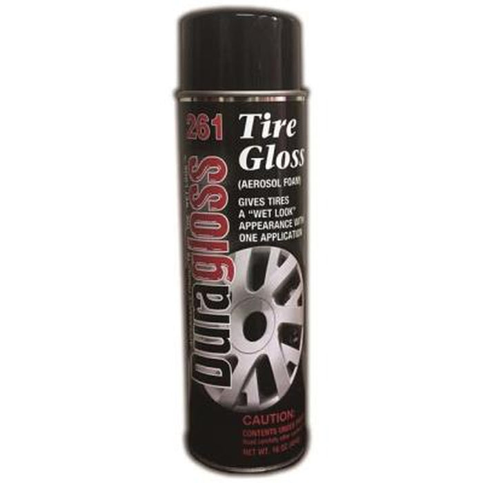 DURAGLOSS Tire Gloss, Liquid, AMMoniacal, 16 Oz